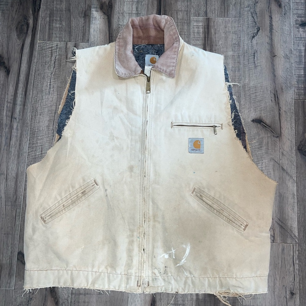 Vintage carhartt vest tan